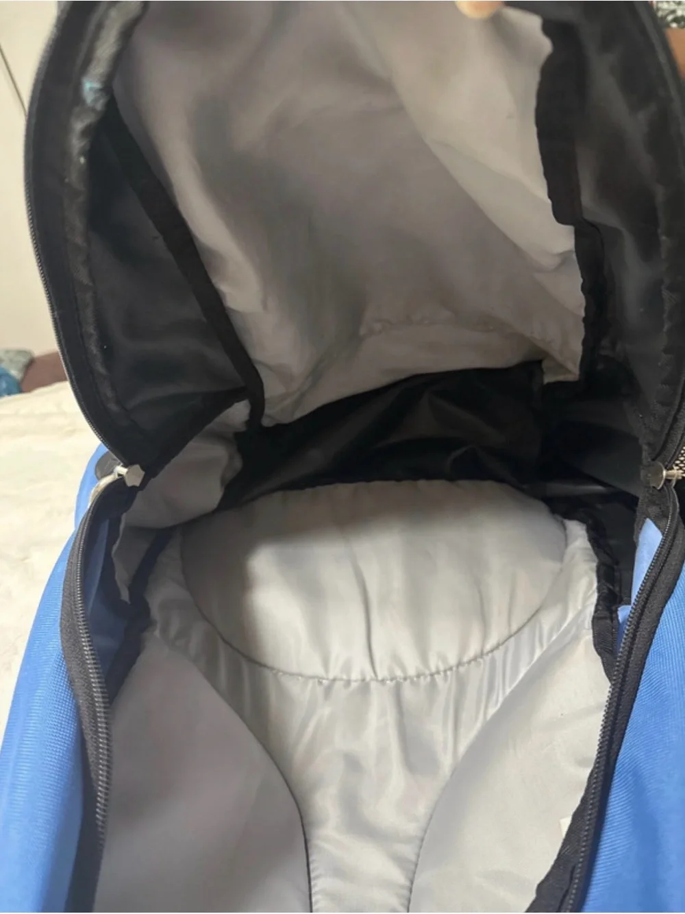 Adidas multi-compartment school sports travel backpack in blue and black color b